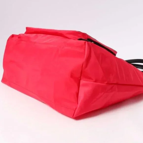 Kate Spade Journey Large Tote Nylon Shoulder Bag Red Packable Travel Lightweight - Picture 4 of 9